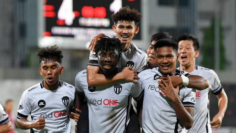 Jordan Mintah scored a hat-trick for Terengganu FC II