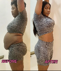 Victoria Lebene's weight loss journey