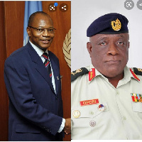 Dr Mohammed Ibn Chambas, and Major General Francis Ofori, Commandant of the KAIPTC