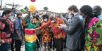 President Nana Addo Dankwa Akufo-Addo at the commissioning