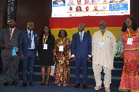 Vice-President, Dr Mahamudu Bawumia and other dignitaries at the conference