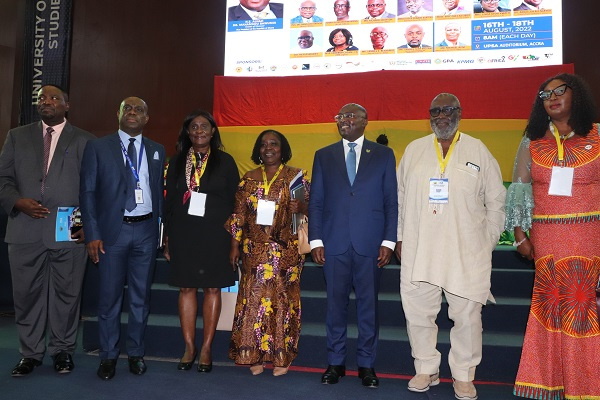 Vice-President, Dr Mahamudu Bawumia and other dignitaries at the conference