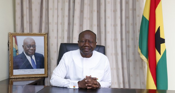 Finance Minister, Ken Ofori Atta