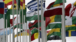 File photo: Flags of African countries