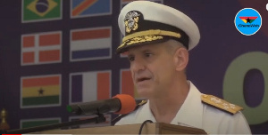 Admiral Robert Peter Burke, Commander of the US Naval Force Europe and Africa