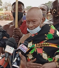 Nana Kofi Osei Abiri II, the Paramount Chief of Kenyasi Number One