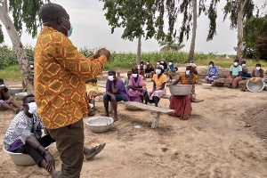 NCCE officials educates Bomingo Island on coronavirus