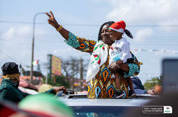 Jane Naana Opoku-Agyemang, running mate for the NDC flagbearer, John Dramani Mahama