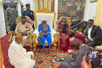 Nana Agradaa's visit to  the National Chief Imam, Sheikh Osman Nuhu Sharubutu