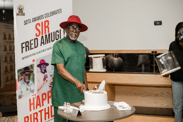 Fred Amugi recently turned 75