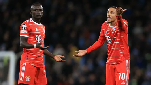 Sadio Mane and Leroy Sane