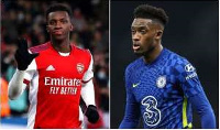 Eddie Nketiah and Callum Hudson-Odoi