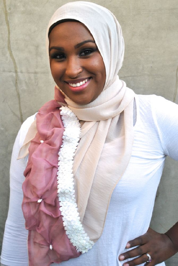 Muslim woman in her hijab