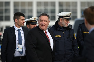 US Secretary of State, Mike Pompeo spotted in Senegal