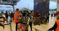 Travellers at Kotoka International Airport