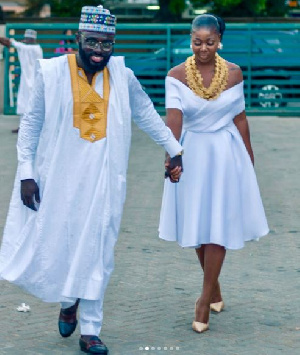 Kofi Asamoah and Salma Mumin