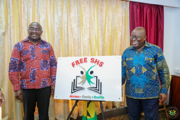 President Nana Addo Dankwa Akufo-Addo with Vice President, Dr. Mahamudu Bawumia