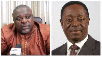 Koku Anyidoho and Dr Kwabena Duffour