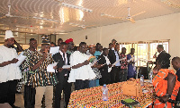 The inauguration which took place at the District Assembly office