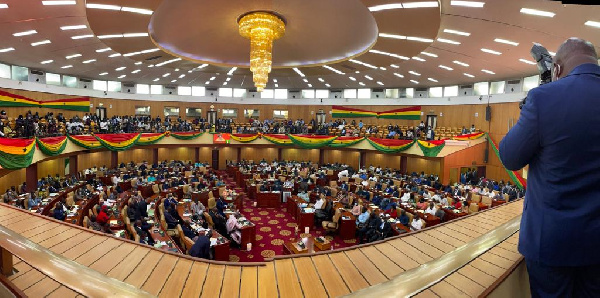 Parliamentarians seated ahead of the presentation. Credit: GhanaWeb