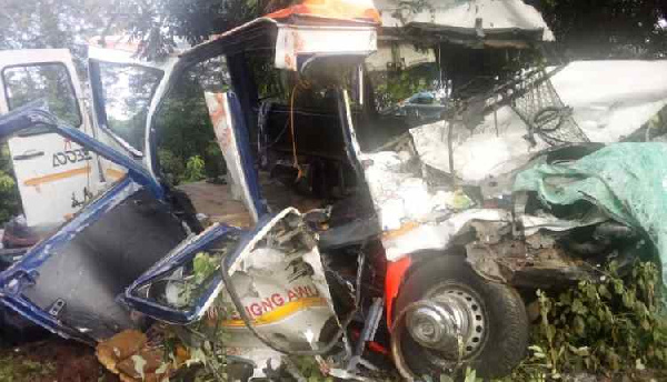 The mangled vehicle that claimed five lives