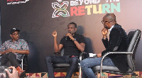 Vasti Jackson, Okraku Mantey, Franky 5 at the event