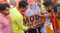 Supporters of Narendra Modi