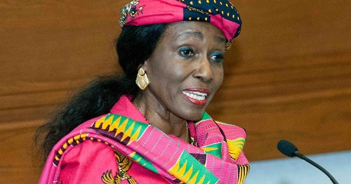 Nana Konadu Agyemang Rawlings, flagbearer of the National Democratic Party