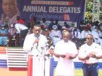 Chairman Wontumi delivers his address at the conference