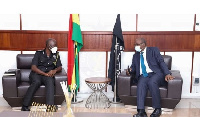 IGP Dampare speaks with BoG governor Addison