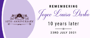 Remembering Joyce Louisa Darko after 10 years