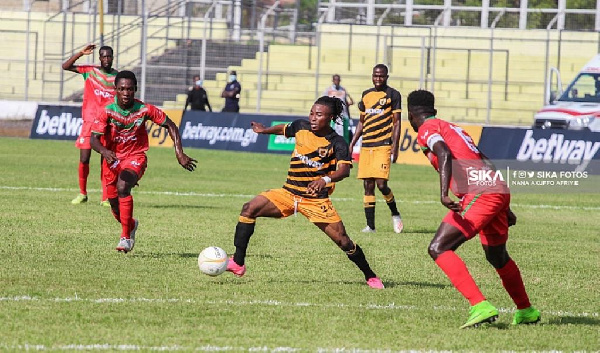 Ashgold took the lead before Karela United levelled it up