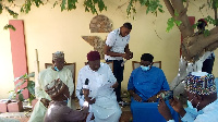 Ghana Hajj Agents at  I.C Quaye's residence