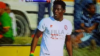 Richard Ocran played 64 minutes for Nkana FC