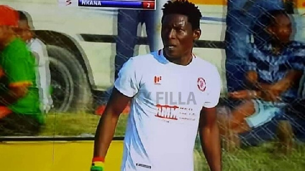 Richard Ocran played 64 minutes for Nkana FC