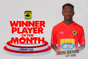 Asante Kotoko defender, Moro Ibrahim