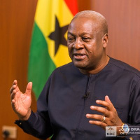 Former president John Dramani Mahama