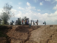 The community with a population of over 2,000 people struggle on a daily to have access to water