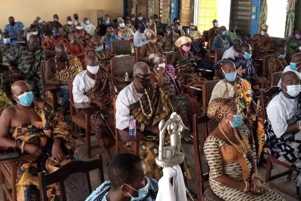 Mr Ahiafor made the appeal during a meeting of Chiefs from the Avenor Traditional Area