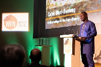 Dr. Caleb Ofori-Boateng at the 2019 Whitley Awards