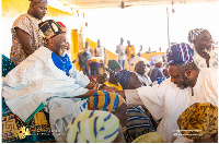 Energy Minister, Dr. Mathew Opoku Prempeh and Overlord of Dagbon  Yaa Naa Abubakari Mahama II