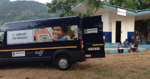 File photo: Tigo E-library on wheels