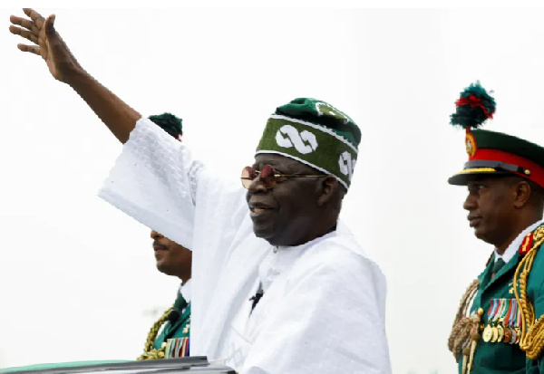 Nigeria's President Bola Tinubu during his inauguration on May 29, 2023