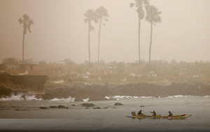 The hazy weather has blanketed Senegal