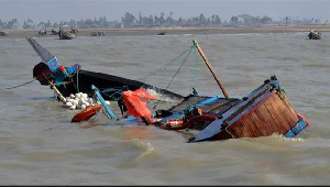 Capsized Boat