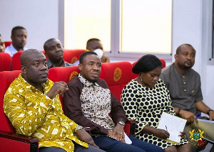 Information Minister, Kojo Oppong Nkrumah and other communications bodies were at the meeting