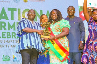 L-R: Mahamadu Bawumua, Charity Akorti, Bryan Acheampong