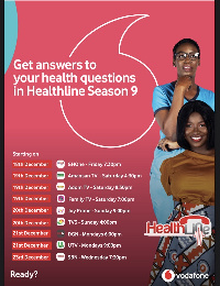 Vodafone Healthline aired on the following channels