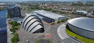 The COP26 venue in Glasgow UK