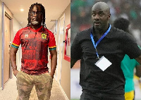 Countryman Songo and Black Stars coach, Otto Addo